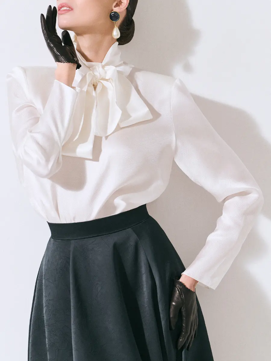 Юбка шелковая