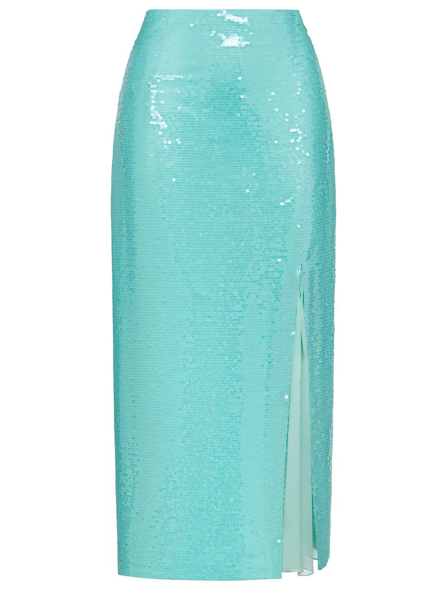 Юбка с пайетками