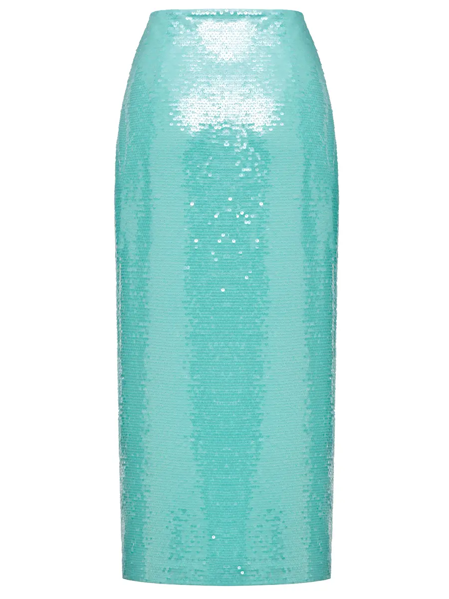 Юбка с пайетками