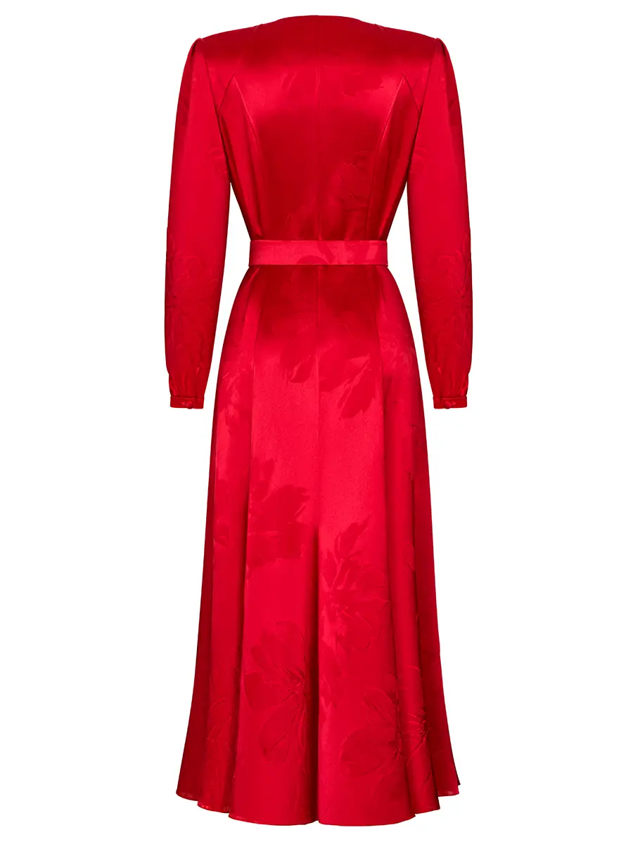 Платье однотонное