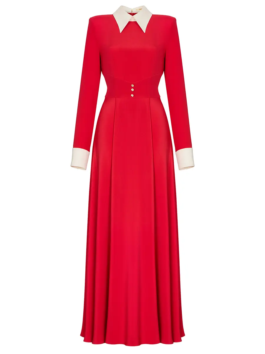 Платье шелковое