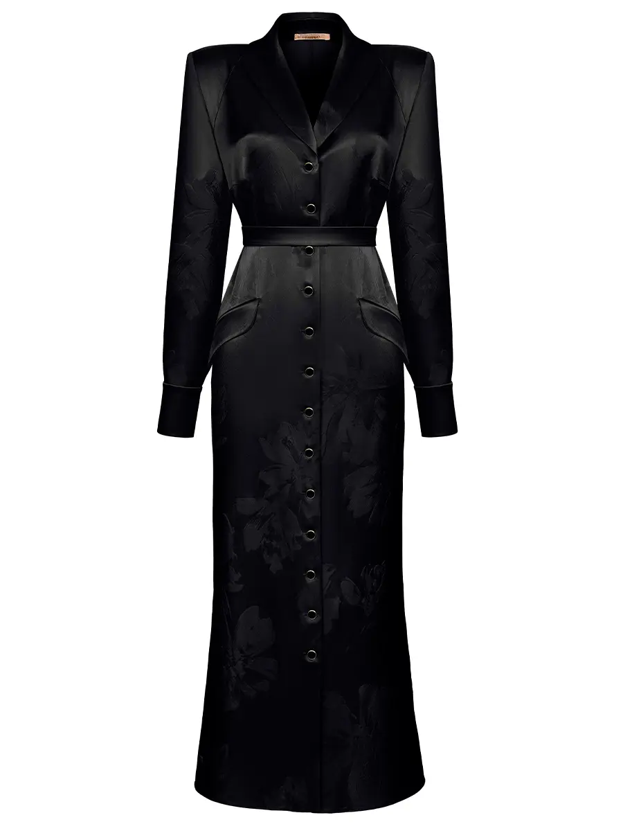 Платье однотонное