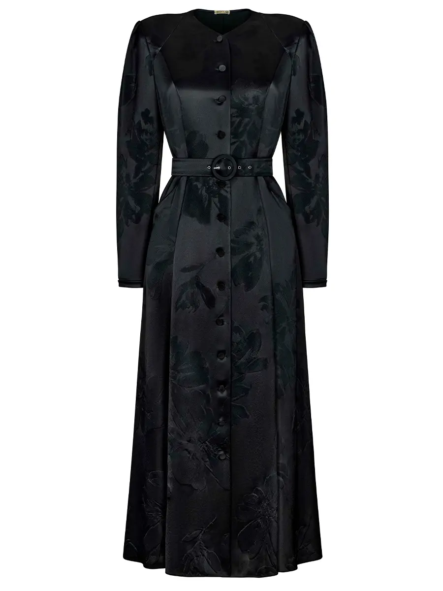 Платье однотонное