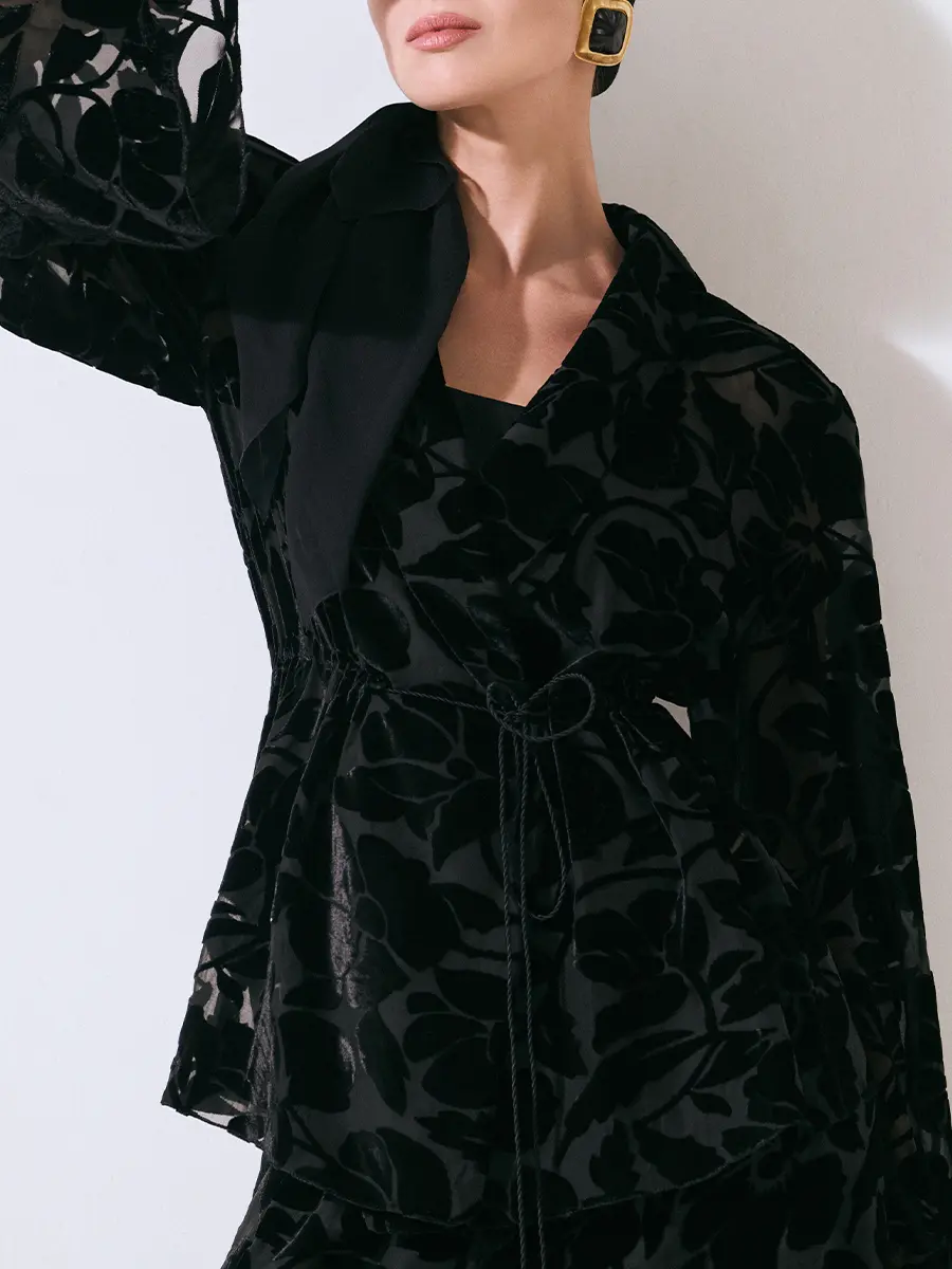 Жакет шелковый