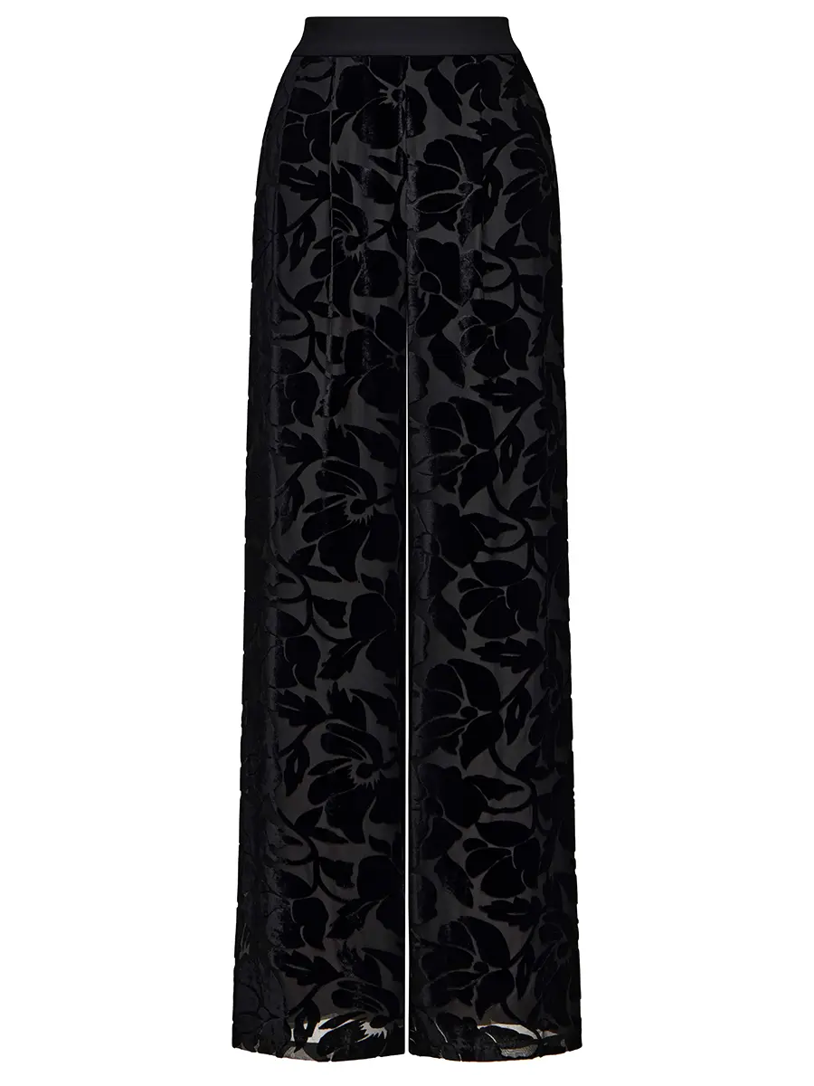 Брюки-палаццо шелковые