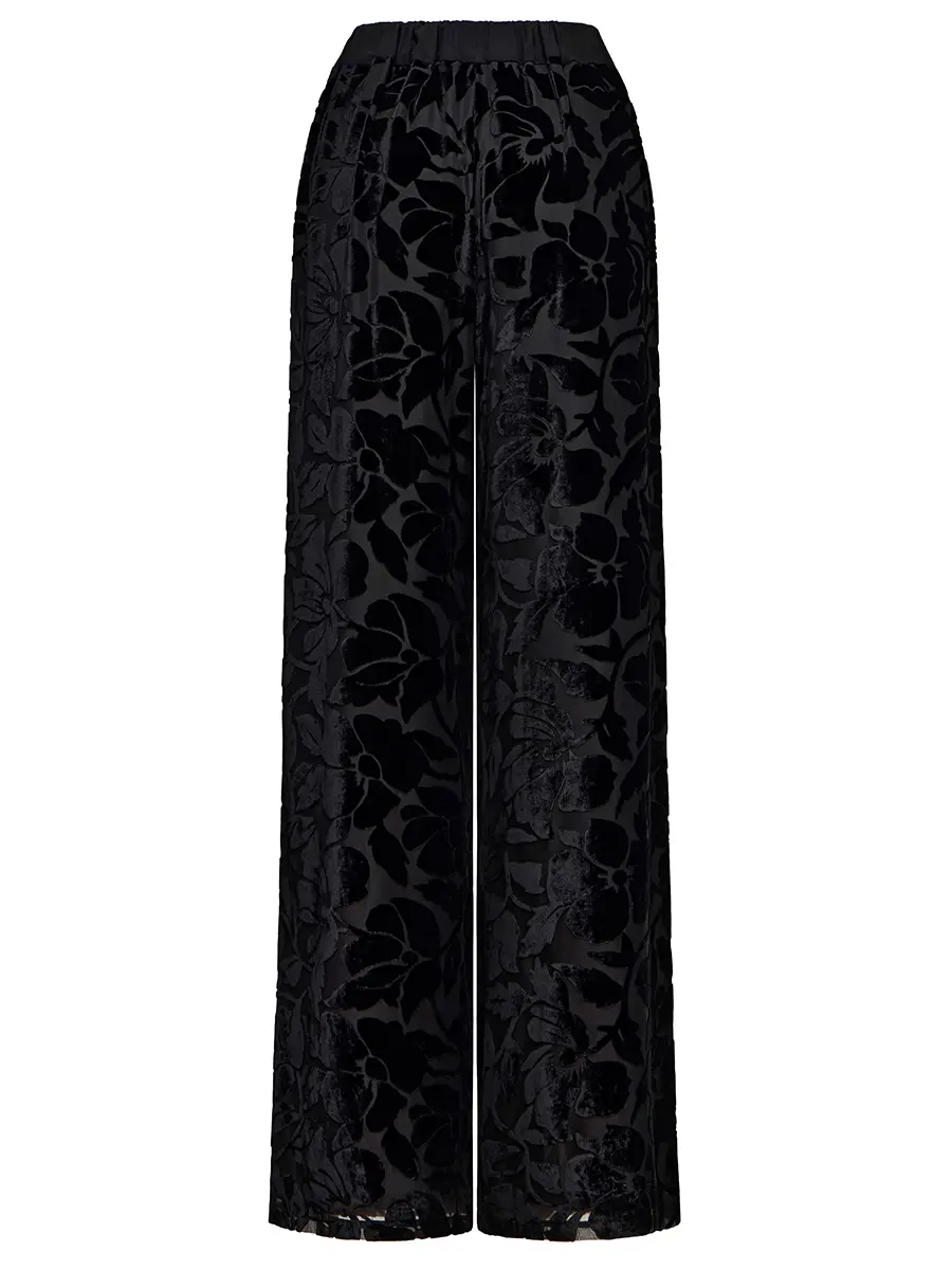 Брюки-палаццо шелковые