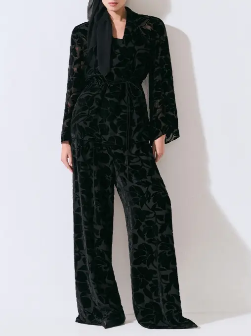 Брюки-палаццо шелковые UMMAYA