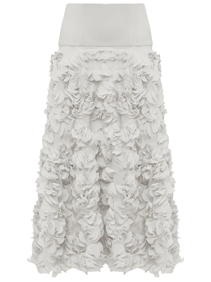 Юбка шелковая