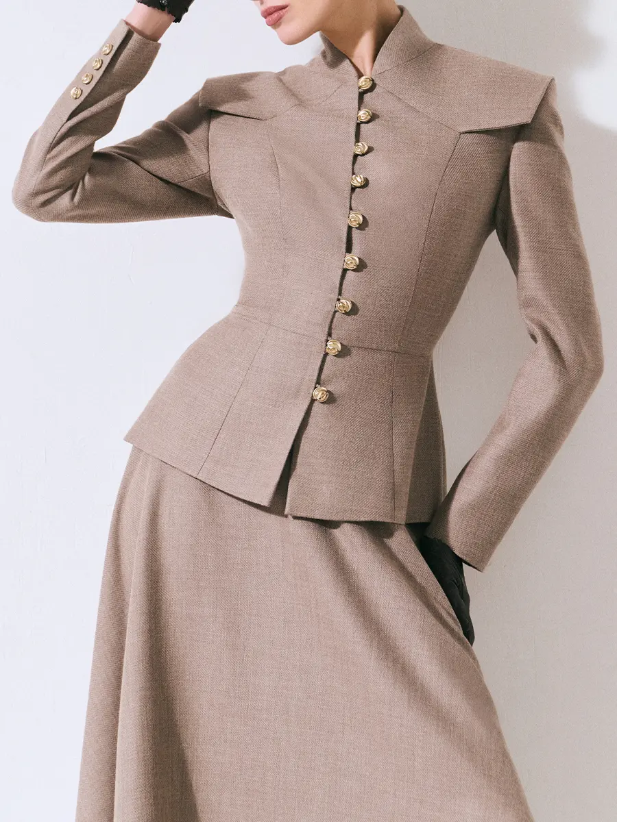 Жакет шерстяной