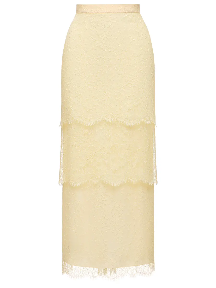 Юбка шелковая