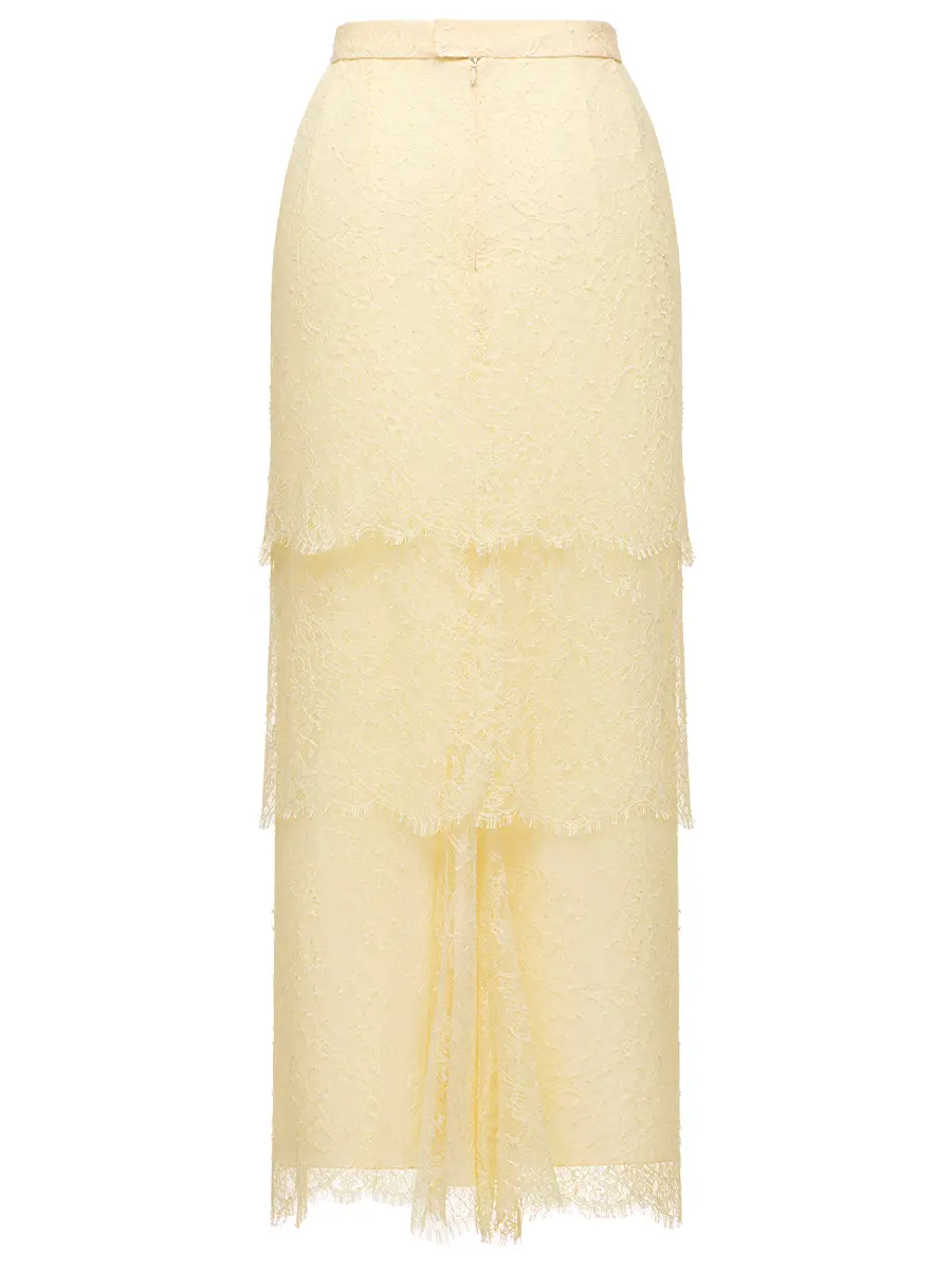 Юбка шелковая