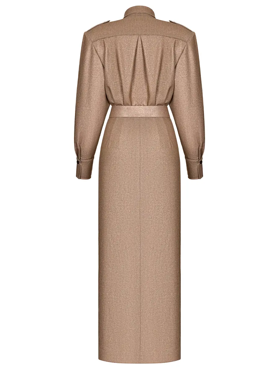 Платье однотонное