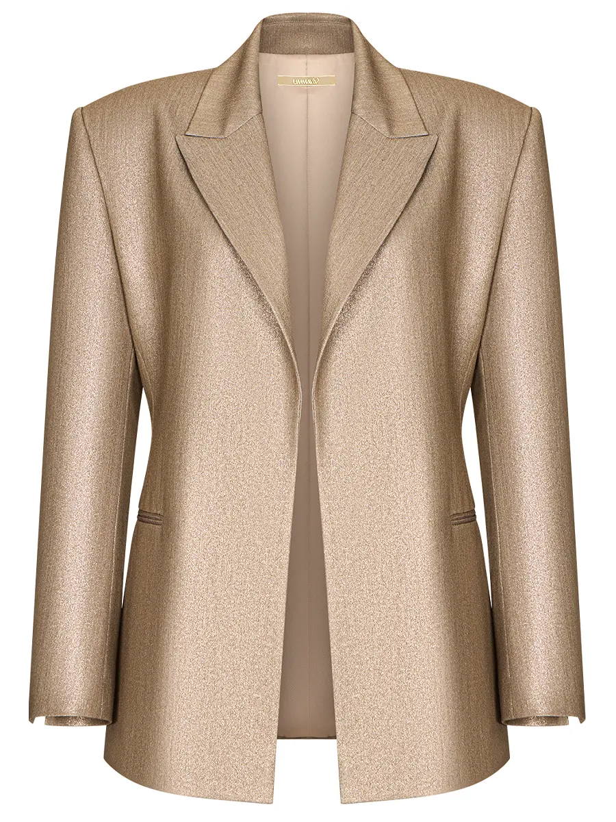 Жакет однотонный