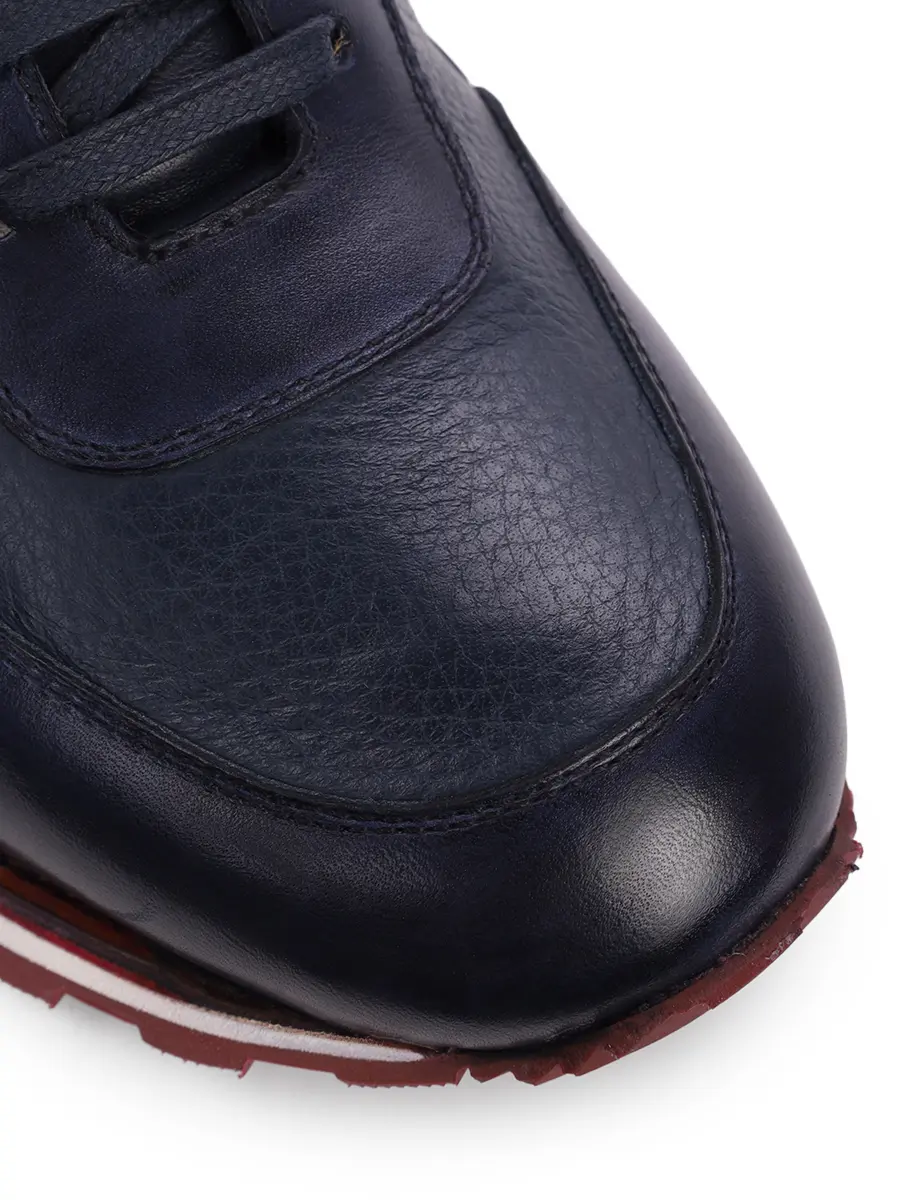 Кроссовки кожаные