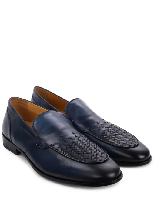 Лоферы кожаные TESTONI