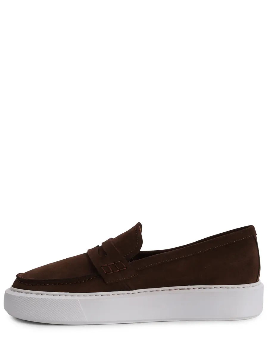 Слипоны замшевые