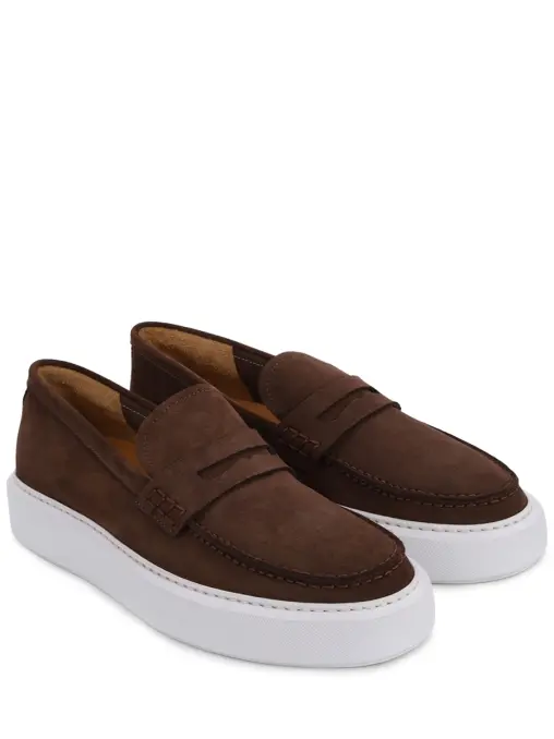 Слипоны замшевые TESTONI