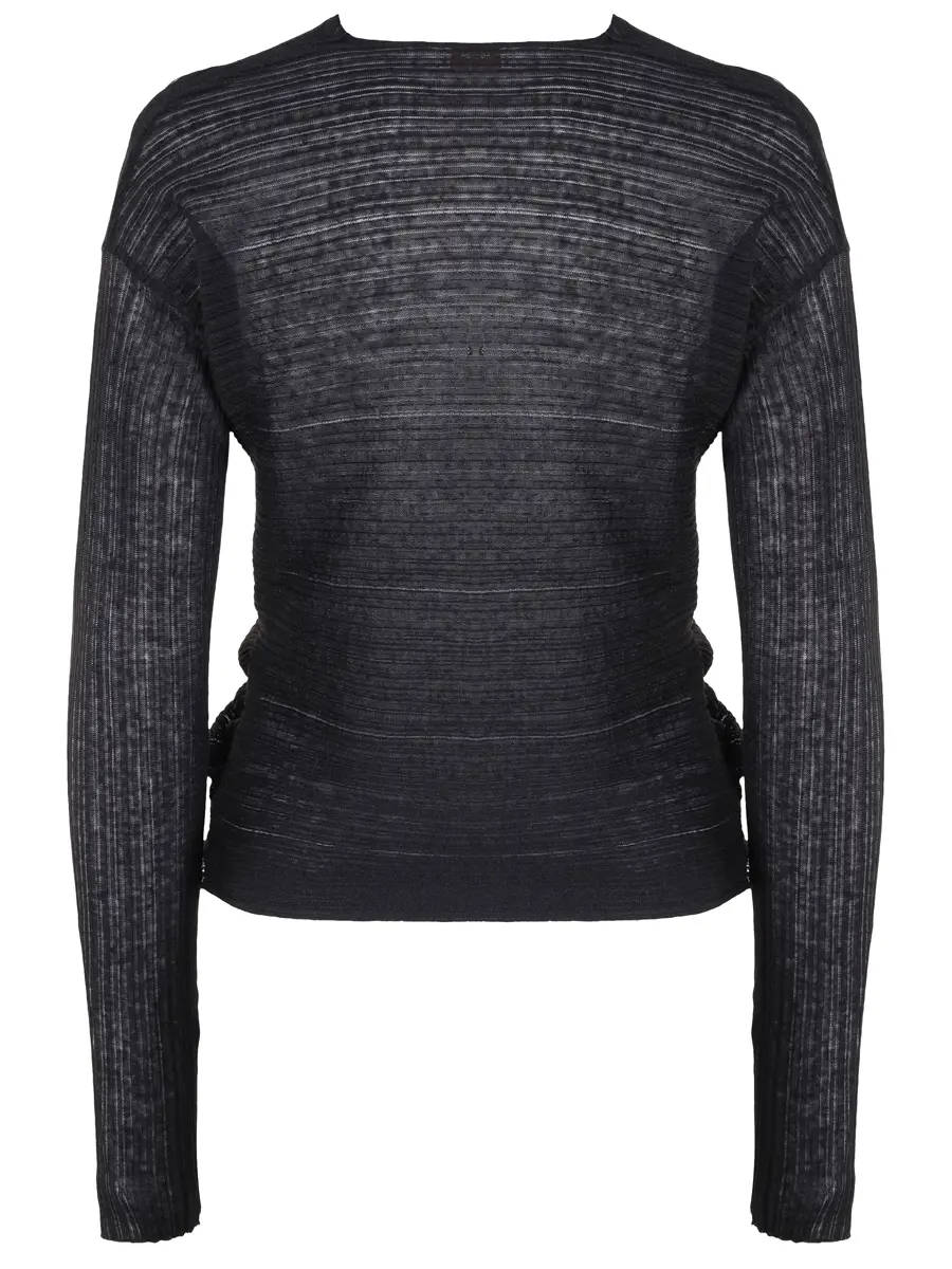 Джемпер изо льна и шелка