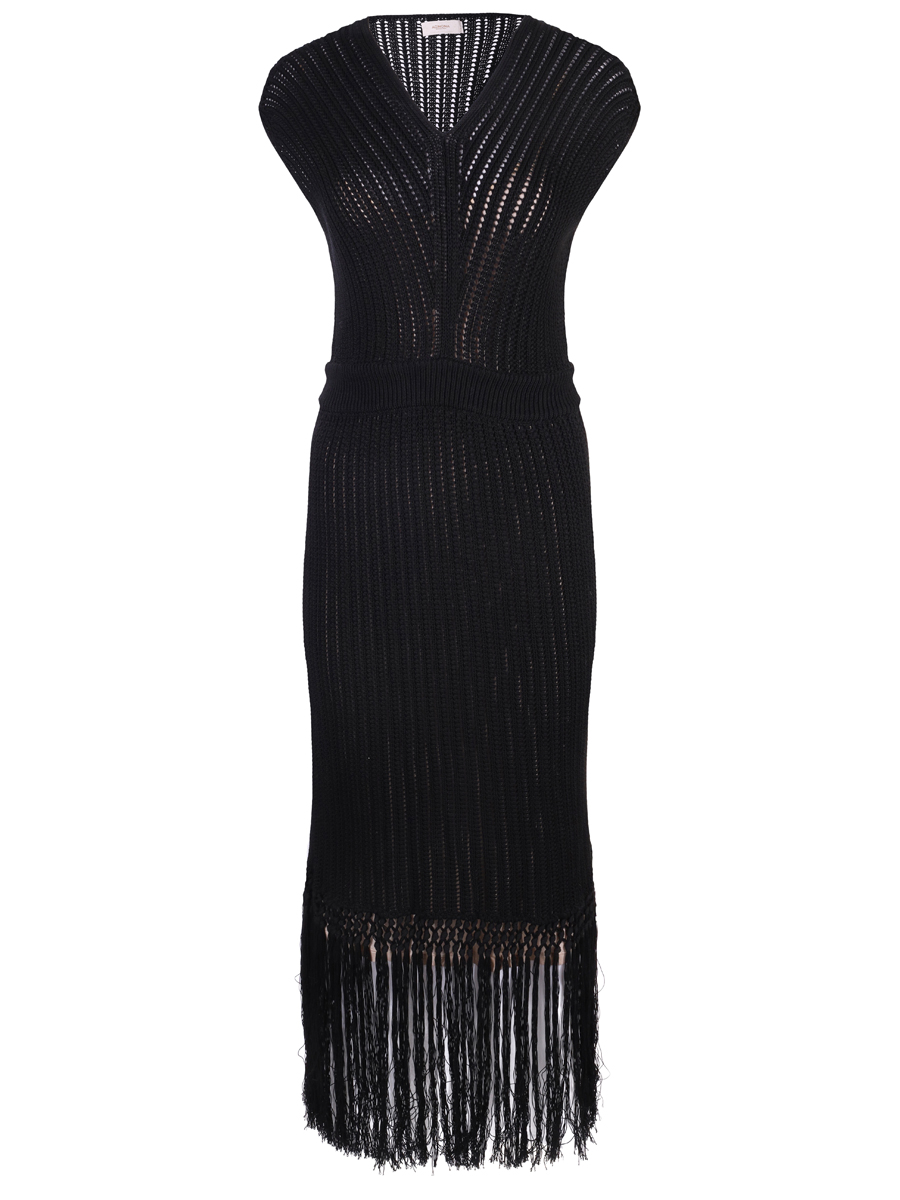 Платье из шелка и хлопка