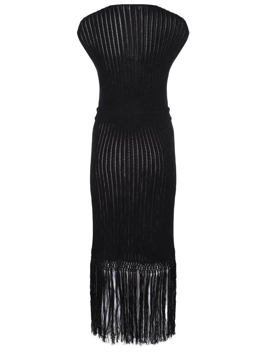 Платье из шелка и хлопка