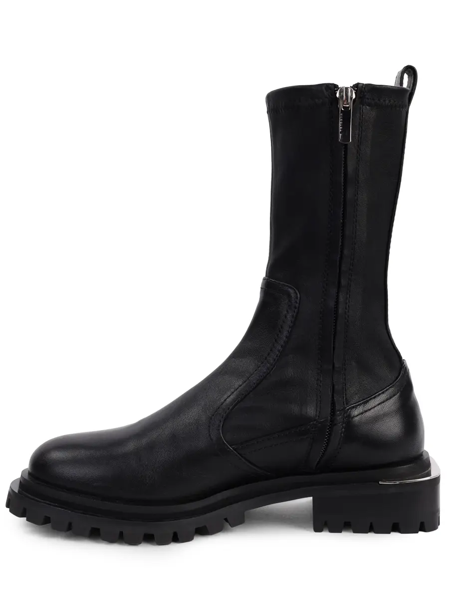 Ботинки из экокожи