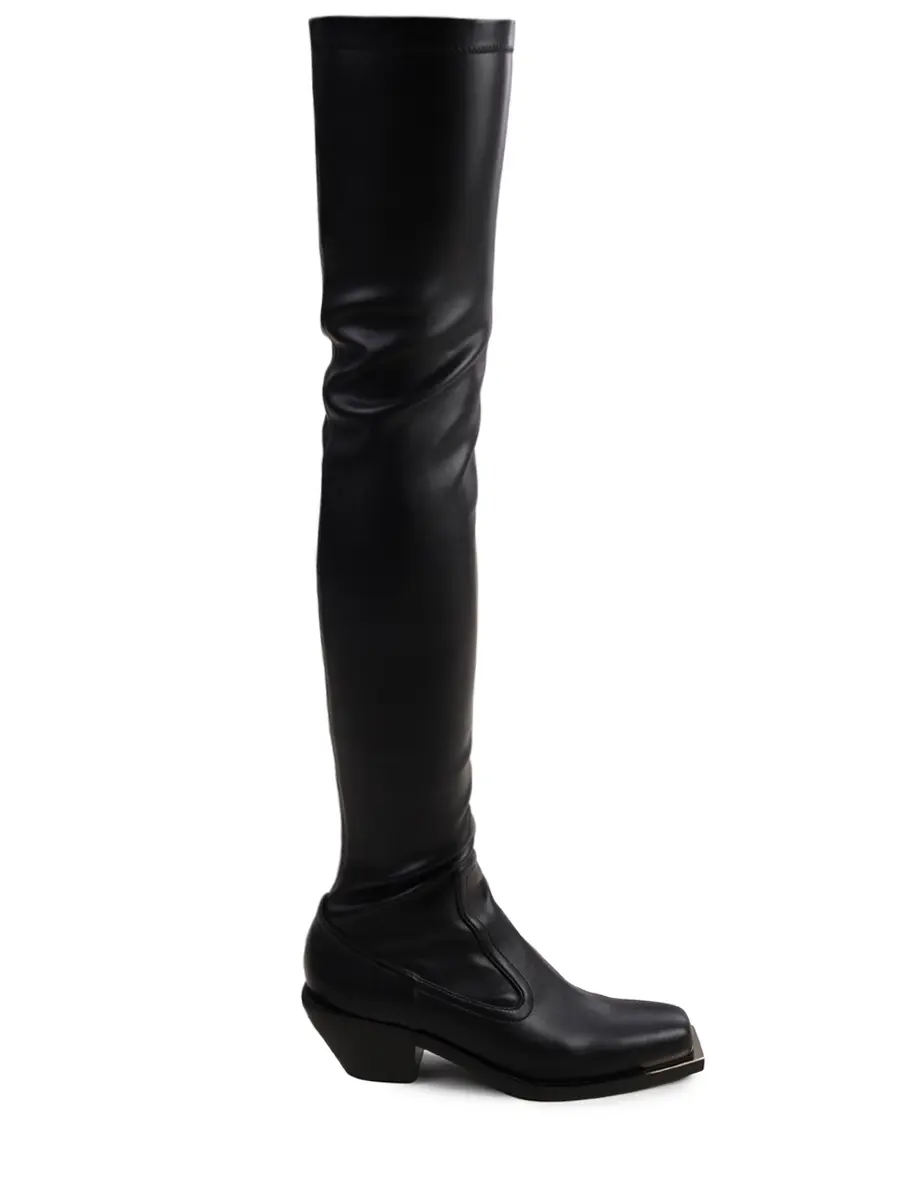 Ботфорты из экокожи