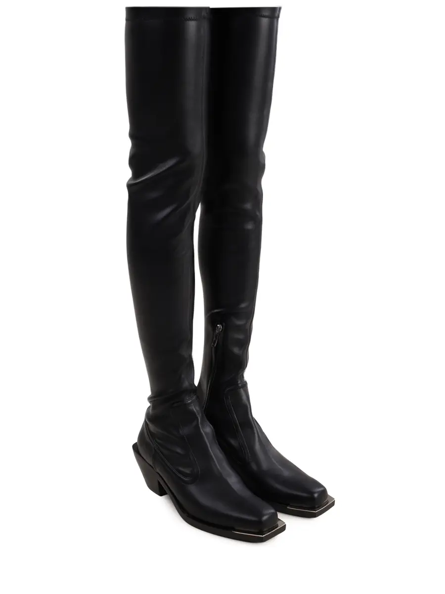 Ботфорты из экокожи