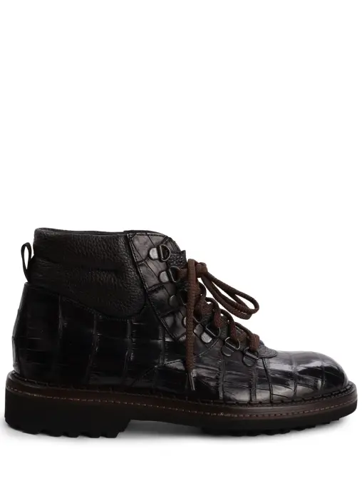 Ботинки из кожи крокодила BARRETT