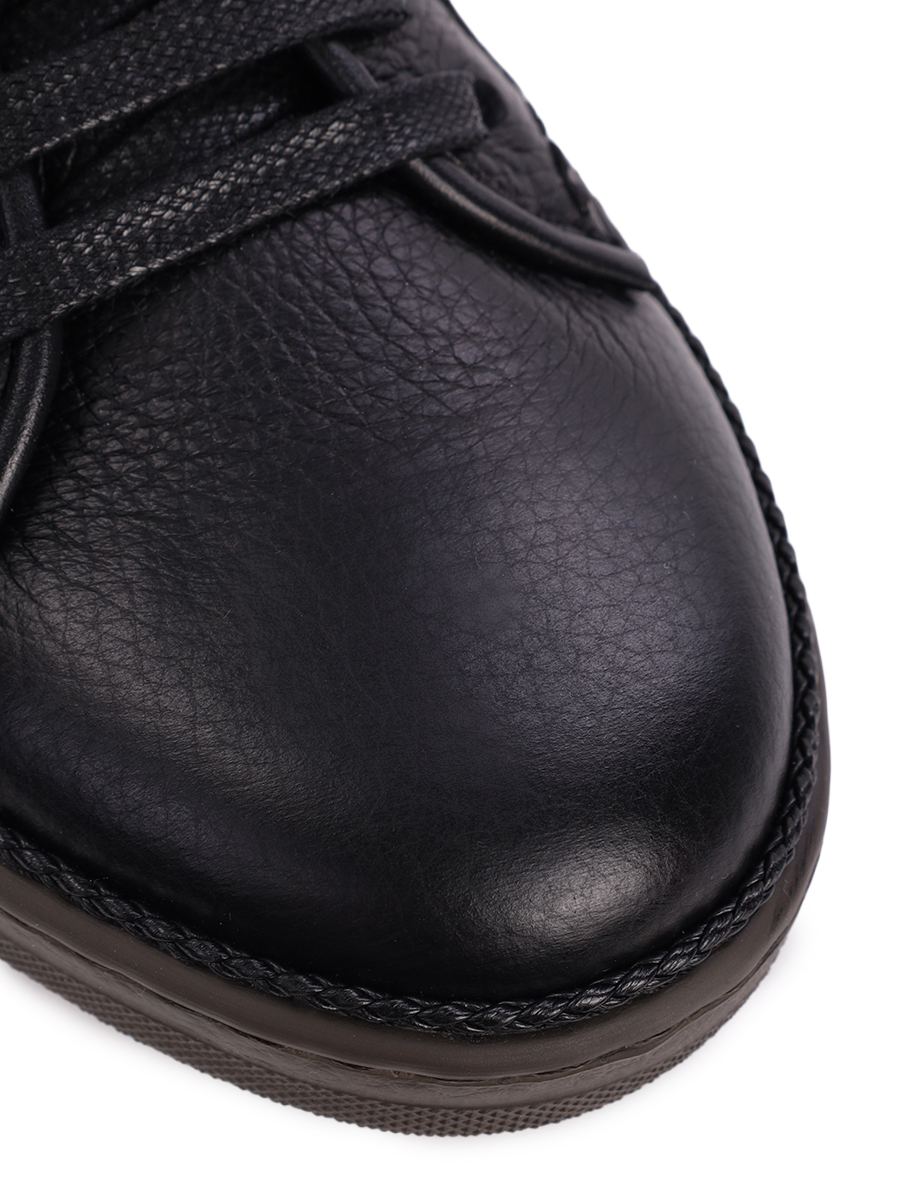 Кеды кожаные на меху