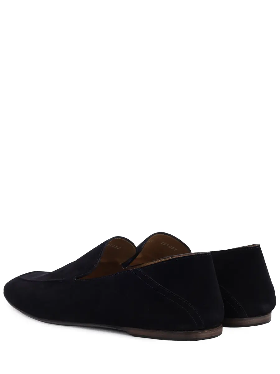 Лоферы замшевые