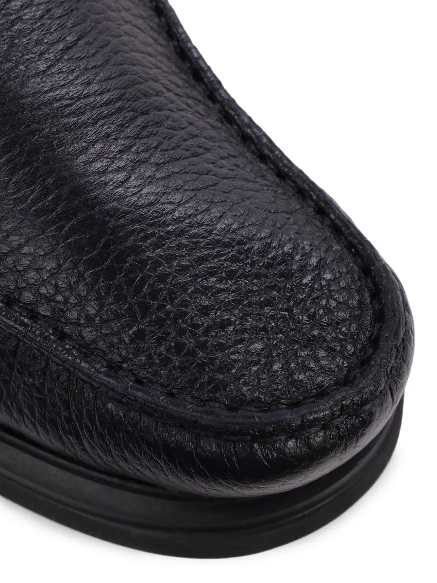 Ботинки кожаные на меху