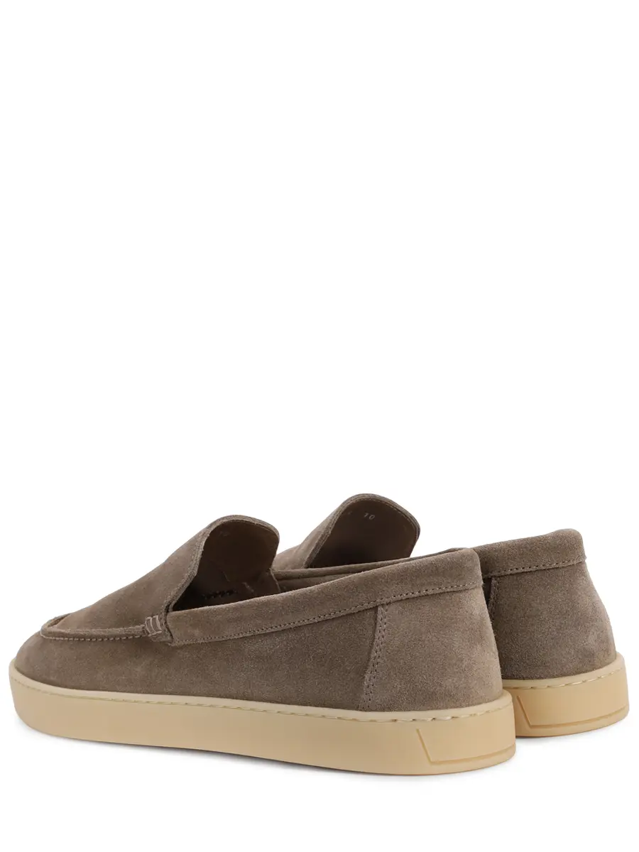 Слипоны замшевые