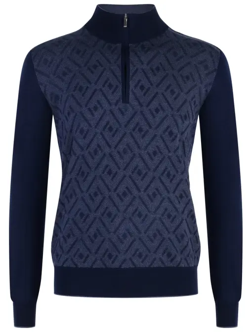 Свитер шерстяной BERTOLO LUXURY MENSWEAR