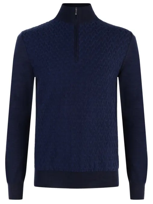 Свитер шерстяной BERTOLO LUXURY MENSWEAR