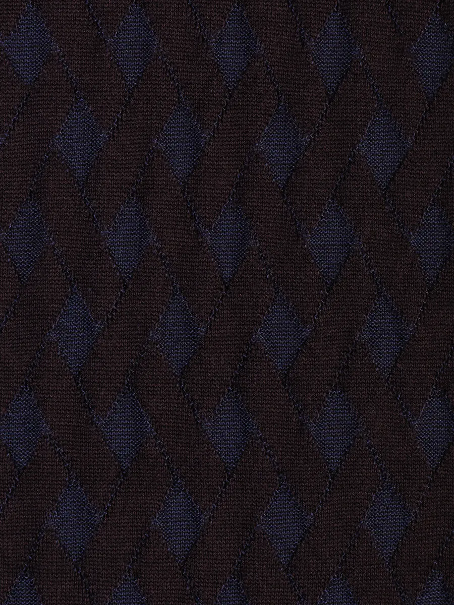 Поло из шерсти и шелка