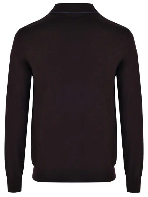 Поло из шерсти и шелка BERTOLO LUXURY MENSWEAR