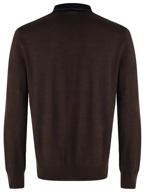 Поло шерстяное BERTOLO LUXURY MENSWEAR