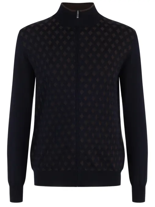 Кардиган из шерсти BERTOLO LUXURY MENSWEAR