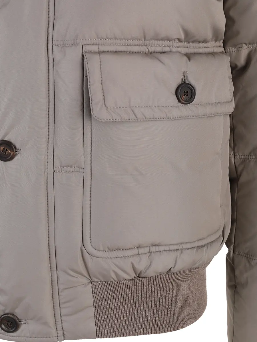 Пуховик стеганый