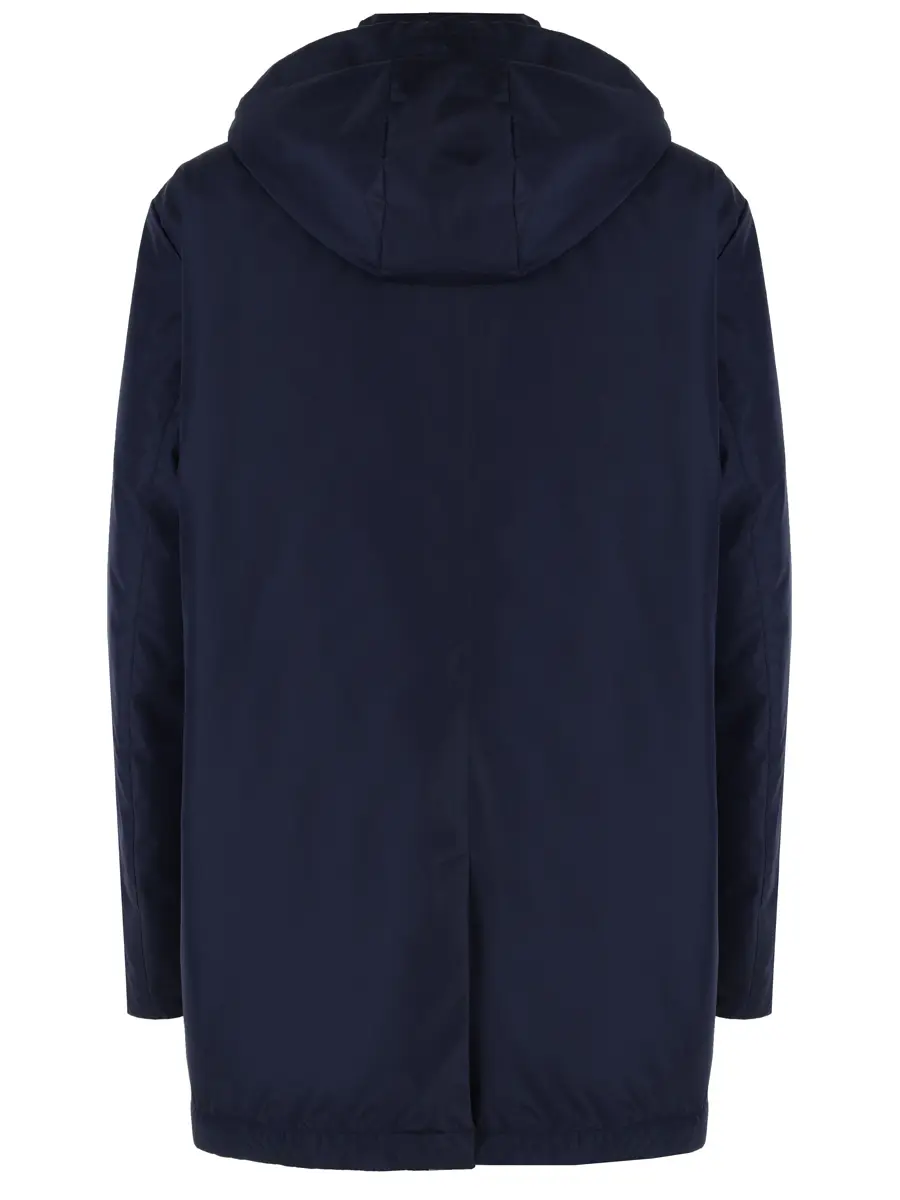 Пуховик однотонный