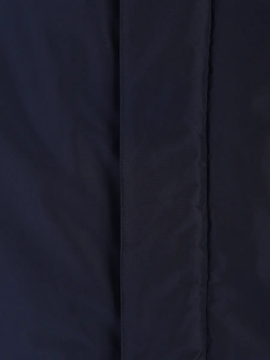 Пуховик однотонный