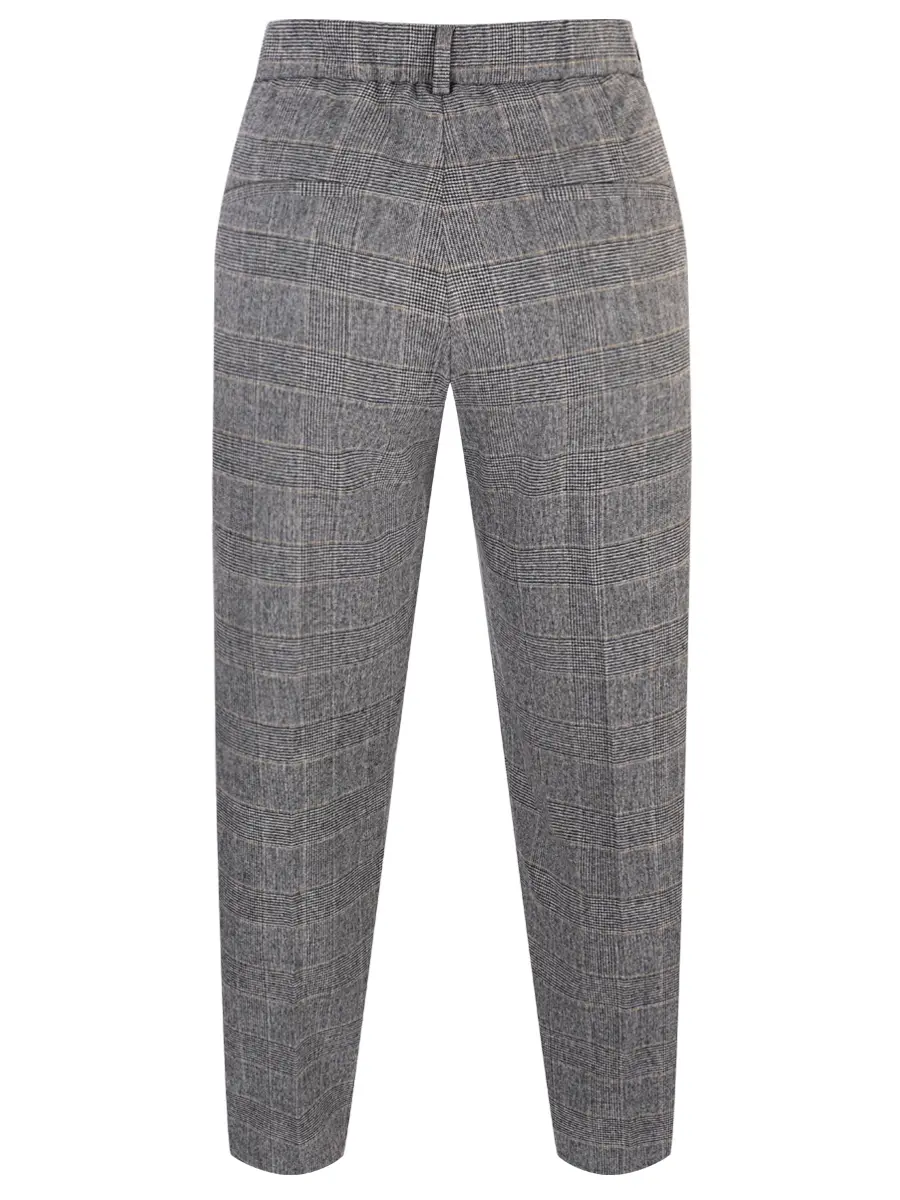 Брюки в клетку