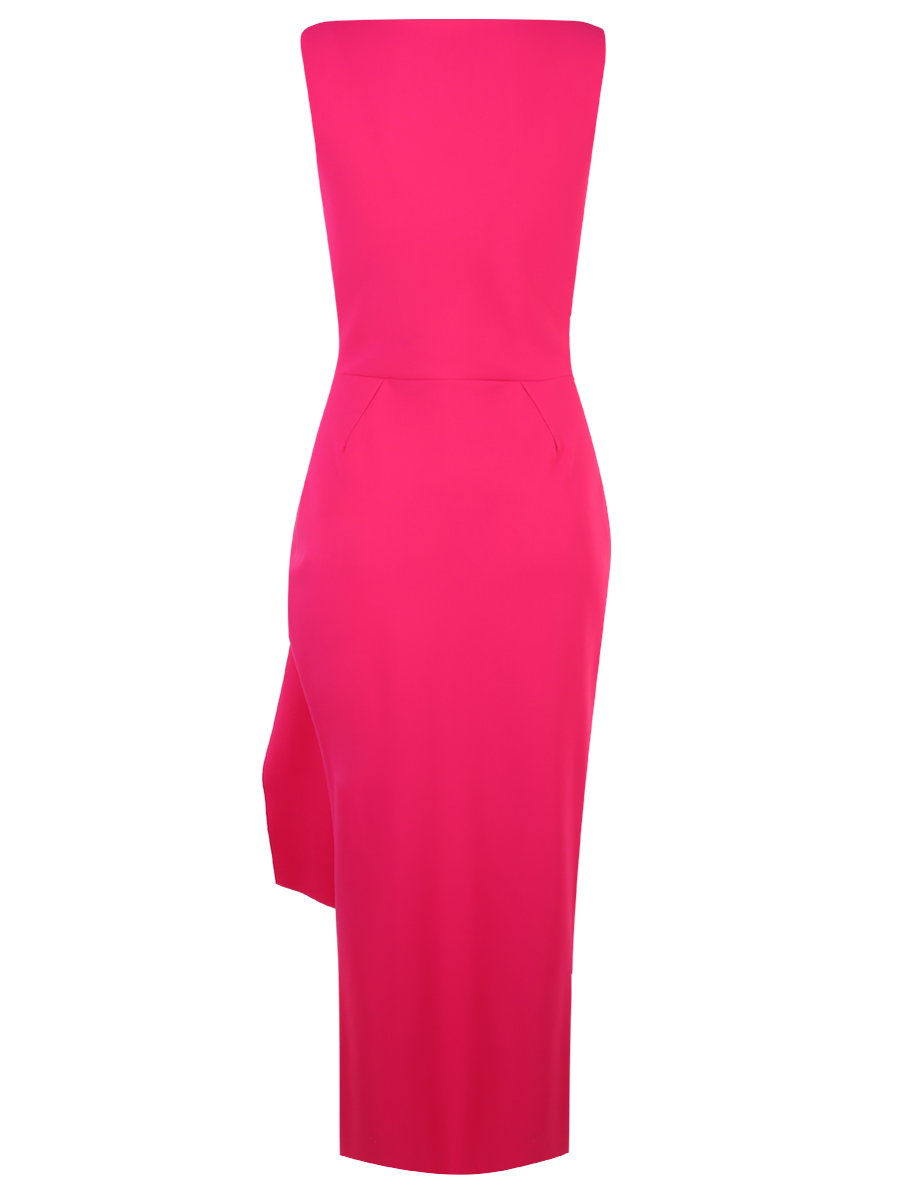 Платье однотонное