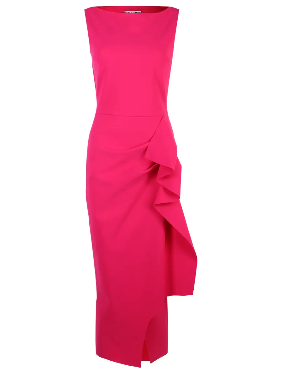 Платье однотонное