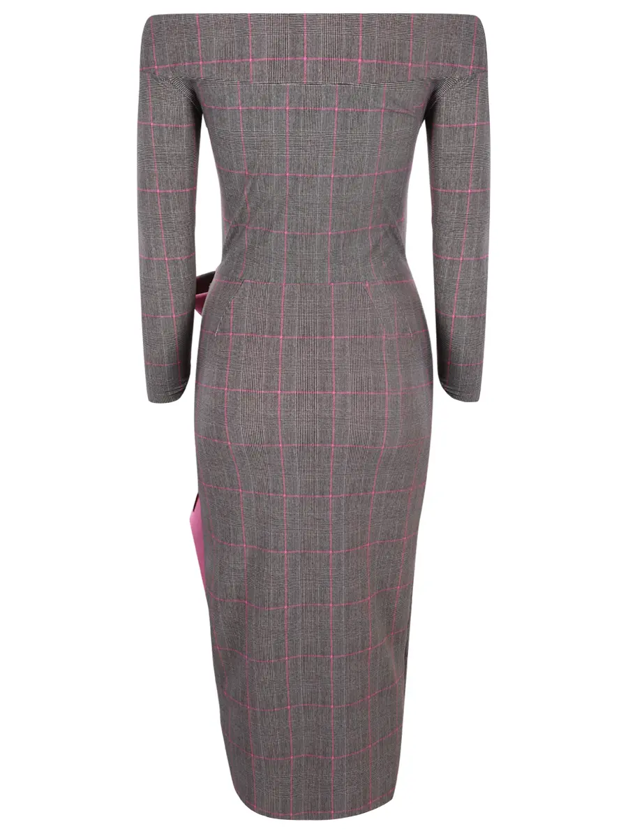 Платье в клетку