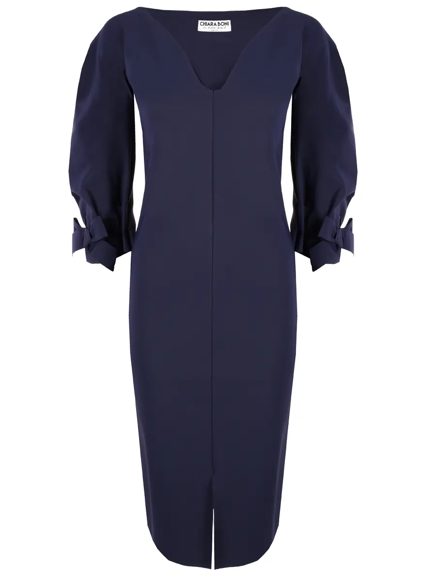 Платье однотонное