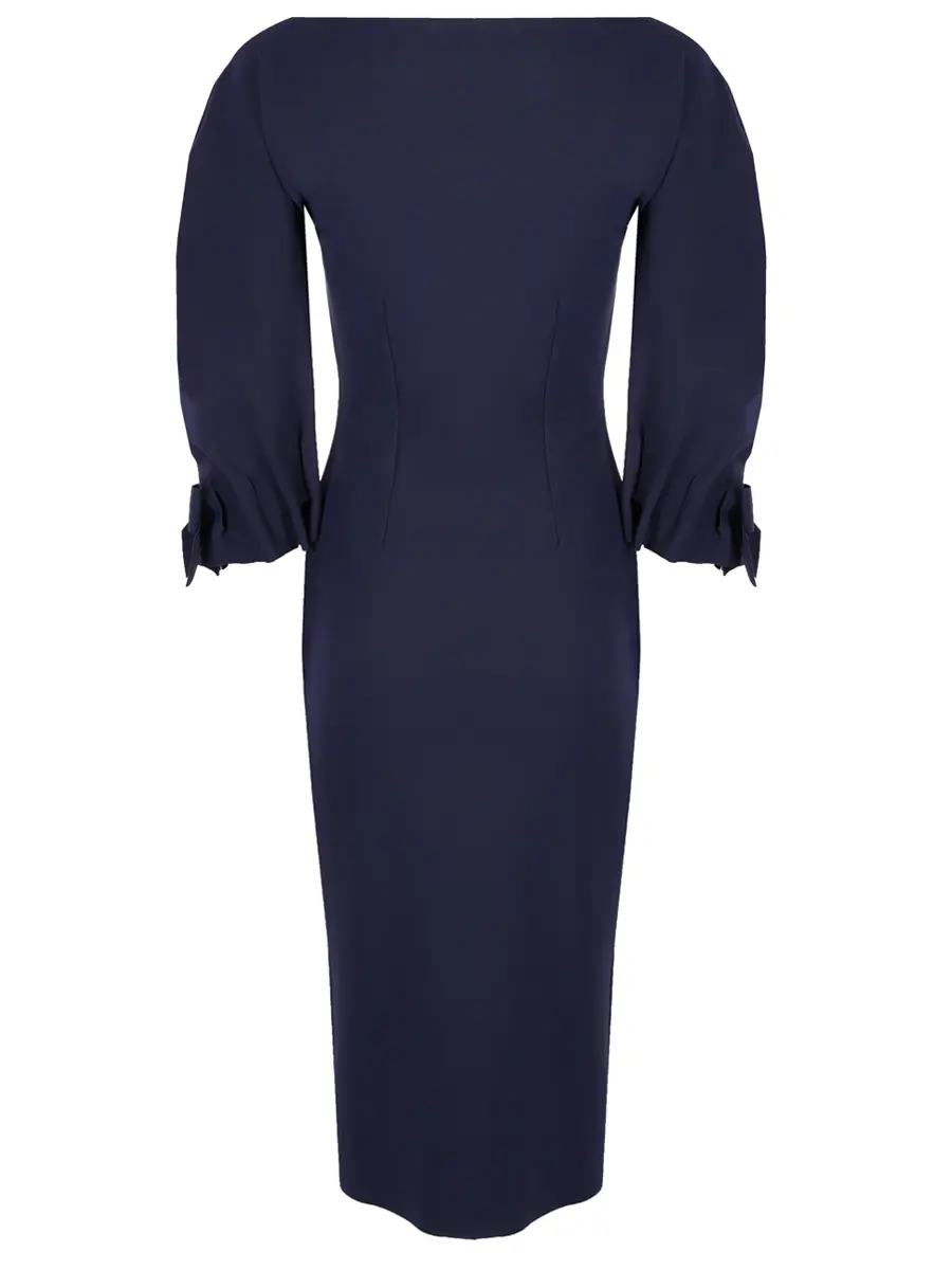 Платье однотонное