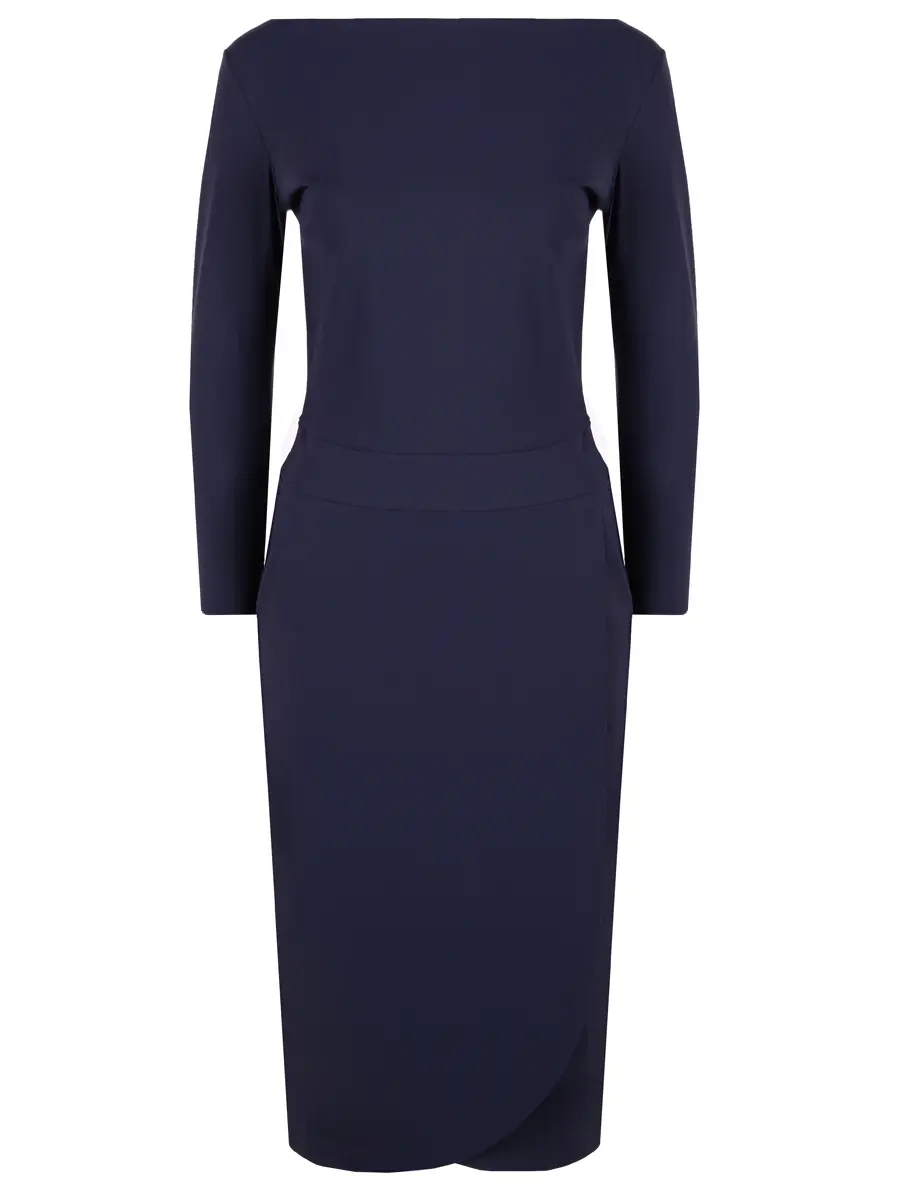 Платье однотонное