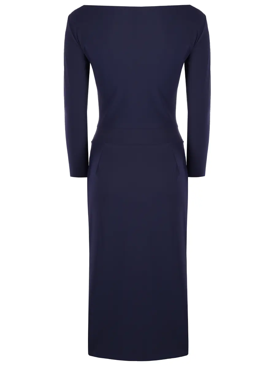 Платье однотонное