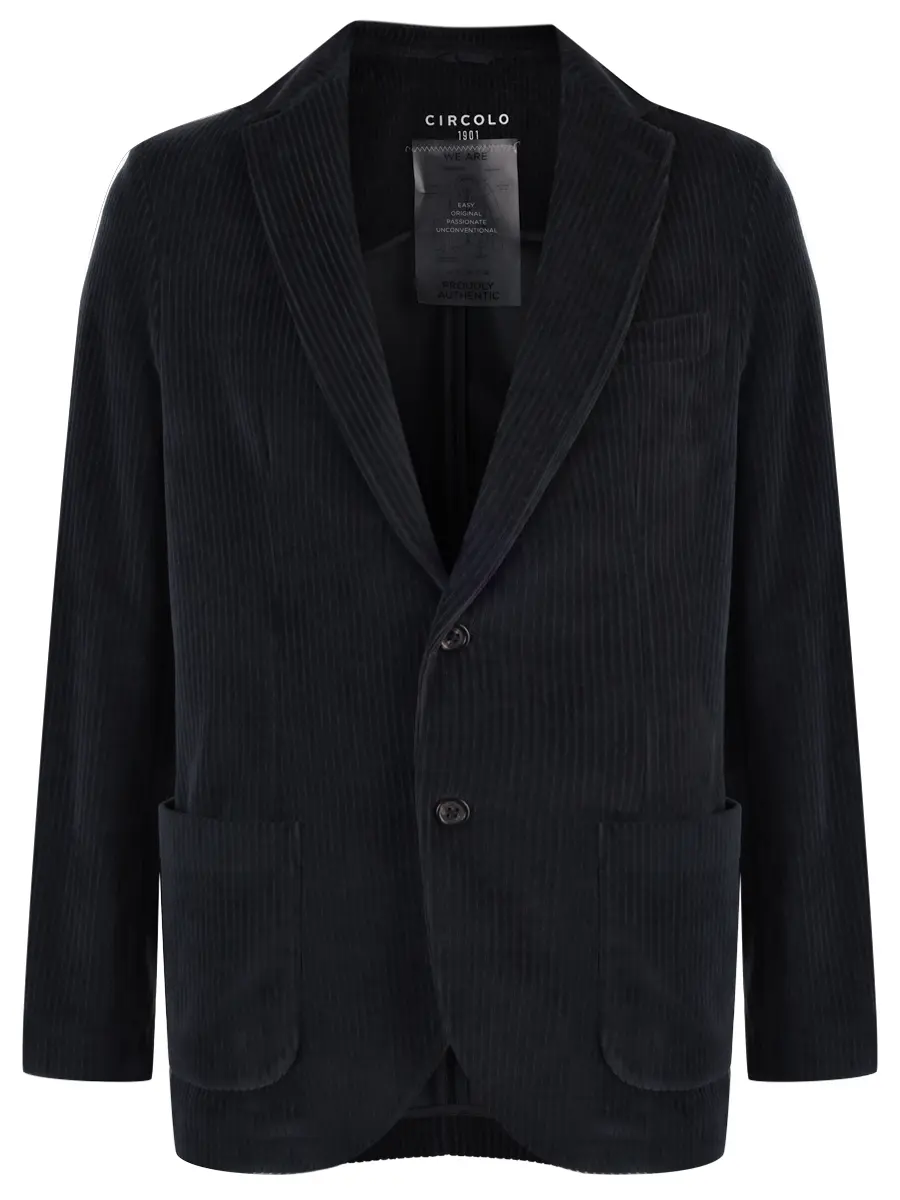 Пиджак вельветовый